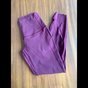 lululemon leggings, Wunder Under Scalloped Hem